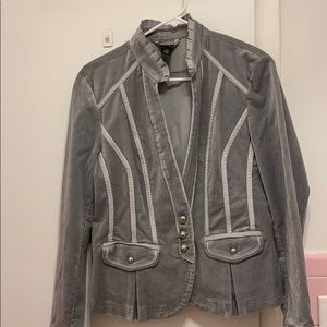 Grey blazer jacket
